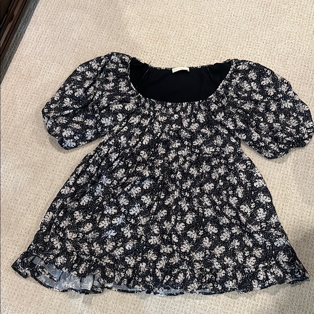 Floral Puff Sleeve Dress